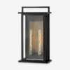 Tull Outdoor 2-Light Sconce -Luminous Living 24028bk