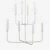 Calina Chandelier 1 Calina Chandelier -Luminous Living 5merc chwh 1809mercertwotierchandelier white front lit copy