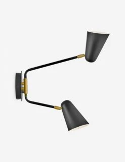 Mancini Double Sconce 28 Mancini Double Sconce -Luminous Living 83542BK alt5