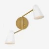 Mancini Double Sconce -Luminous Living 83542lcb mw