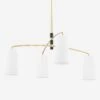 Milner Chandelier 1 Milner Chandelier -Luminous Living H612804 AGB SBK