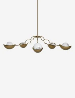Kukka Chandelier By Sarah Sherman Samuel -Luminous Living KukkaChandelierbySarahShermanSamuel Brass A0656453 4219 Product 1