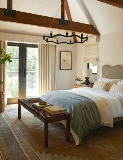 Fox Chandelier -Luminous Living Lulu and Georgia Bedroom2 Evergreen 0607 LIFESTYLE Site Crop Lifestyle 2