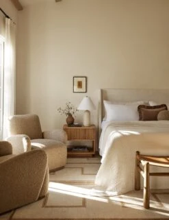 Markov Table Lamp 11 Markov Table Lamp -Luminous Living Lulu and Georgia 15a Bedroom2 Nightstandvignette 1545 Site crop Lifestyle