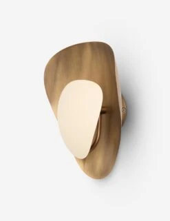 Brevin Sconce 10 Brevin Sconce -Luminous Living Lulu and Georgia BrevinSconce CreamandAntiqueBrass A06606550284 Product