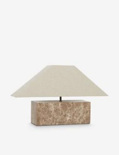 Hoven Table Lamp By DISC Interiors 12 Hoven Table Lamp By DISC Interiors -Luminous Living Lulu and Georgia HovenTableLamp BrownMarble A0658361 product 0420