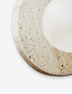 Luminous Living -Luminous Living Lulu and Georgia Lucie Sconce Travertino Detail 02 Product