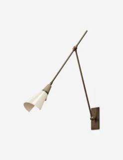 Magari Task Sconce By Blueprint Lighting -Luminous Living Lulu and Georgia Magari Wall Lamp With Toggle Cream Smoked Oyster 01 Product