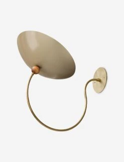 Zinnia Sconce By Blueprint Lighting -Luminous Living Lulu and Georgia Zinnia Wall Sconce Brasss Smoked Oyster 01 Product