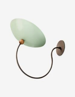 Zinnia Sconce By Blueprint Lighting -Luminous Living Lulu and Georgia Zinnia Wall Sconce Bronze Sweet Mint 01 Product