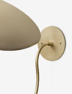 Zinnia Sconce By Blueprint Lighting -Luminous Living Lulu and Georgia Zinnia Wall Sconce Smoked Oyster Brass Detail 01 Product