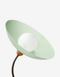 Zinnia Sconce By Blueprint Lighting -Luminous Living Lulu and Georgia Zinnia Wall Sconce Sweet Mint Bronze Detail 01 Product