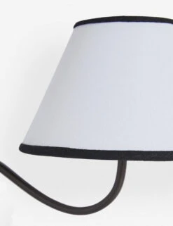 Magdalene Double Sconce -Luminous Living MagdaleneDoubleSconceBronze BlackRimShade 12759