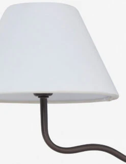 Magdalene Double Sconce -Luminous Living MagdaleneDoubleSconceBronze WhiteShade 12753