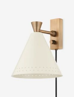 Keady Plug-In Sconce 18 Keady Plug-In Sconce -Luminous Living PTL3010 PBR SSD 001