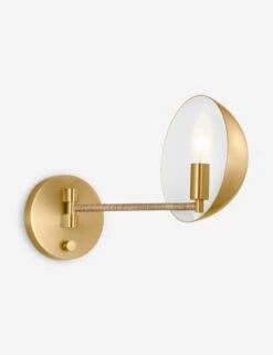 Balleroy Sconce By Christiane Lemieux -Luminous Living VCSD CL LXW1071BBS ALT2 ON