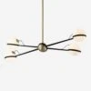 Adeline Chandelier -Luminous Living adeline chandelier brushed brass 1564991625
