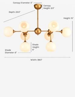 Linna Chandelier -Luminous Living linna chandelier