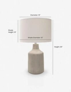 Orine Table Lamp -Luminous Living orine lamp dimensions3 1 7c21cda9 234a 478d 8b7a bf475f873002