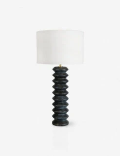 Accordion Table Lamp By Regina Andrews, Ebony
